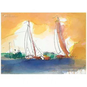 Sailing in the sunset