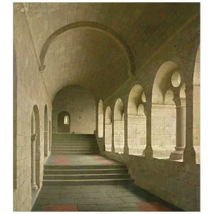 Kloostergang van de Abdij van Le Thoronet, F