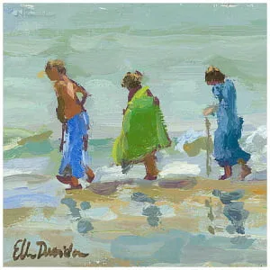 Nonnetjes zoeken (detail)