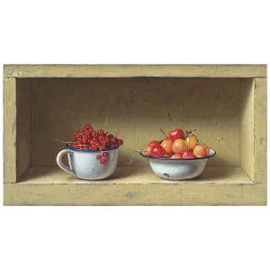 Kastje met zomerfruit