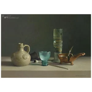 Stilleven met pasglas