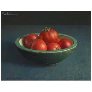 Tomaten in groene bak