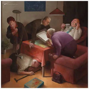 Onder moeders paraplu