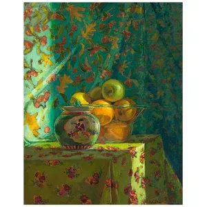 Stilleven met wasmachinedeur