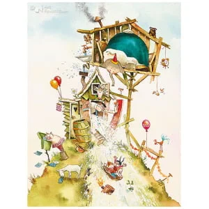 De olifant van Opa Jan is jarig