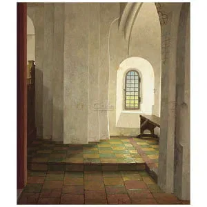 Onder het orgel in de Mariakerk te Krewerd