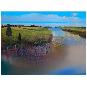 Het Reitdiep bij Wierumerschouw