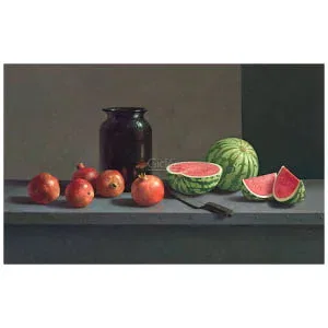 Watermeloen en granaatappels