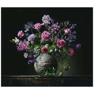 Passiebloem en phlox