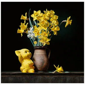 Stilleven met narcissen