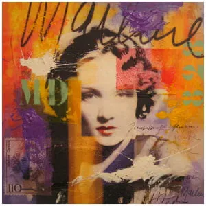 een collage van het gezicht en de woorden van een vrouw