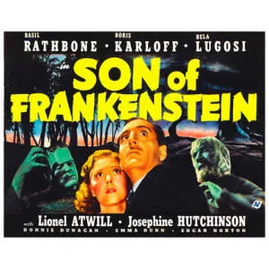 een filmposter voor Son of Frankenstein