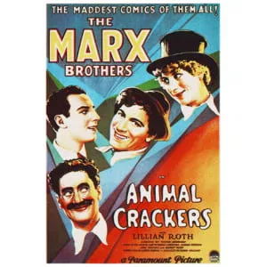 een oude filmposter voor de gebroeders Marx