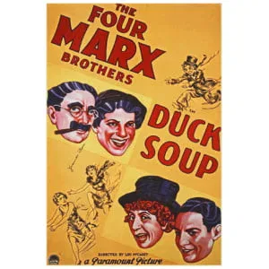 de vier Marx Brothers-poster
