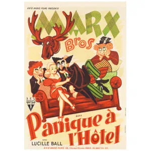 een poster voor de film Panique a l'hotel