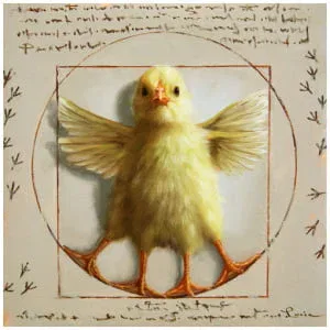 een schilderij van een gele vogel met gespreide vleugels