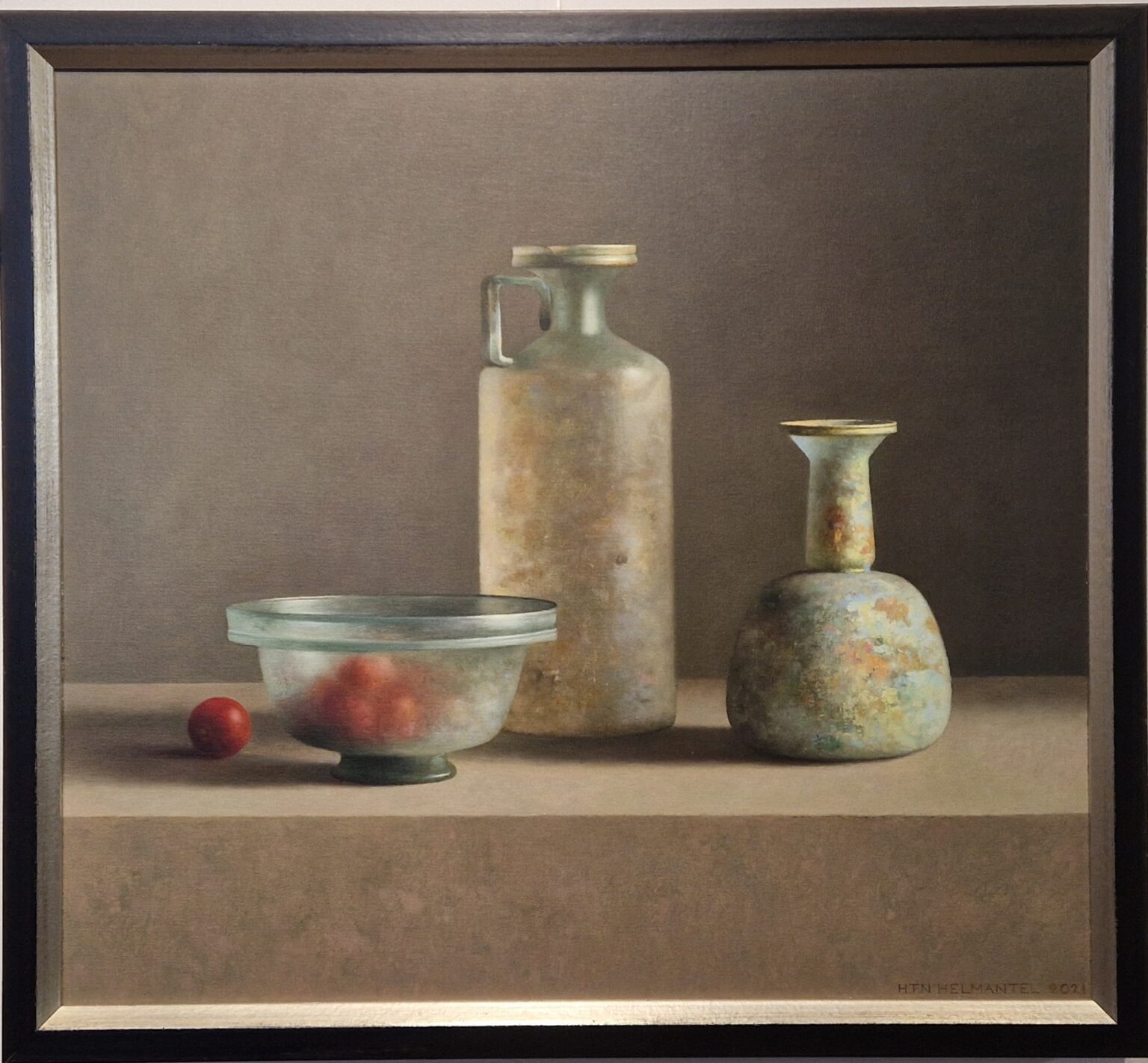Henk Helmantel, Romeins glas met tomaatjes, V