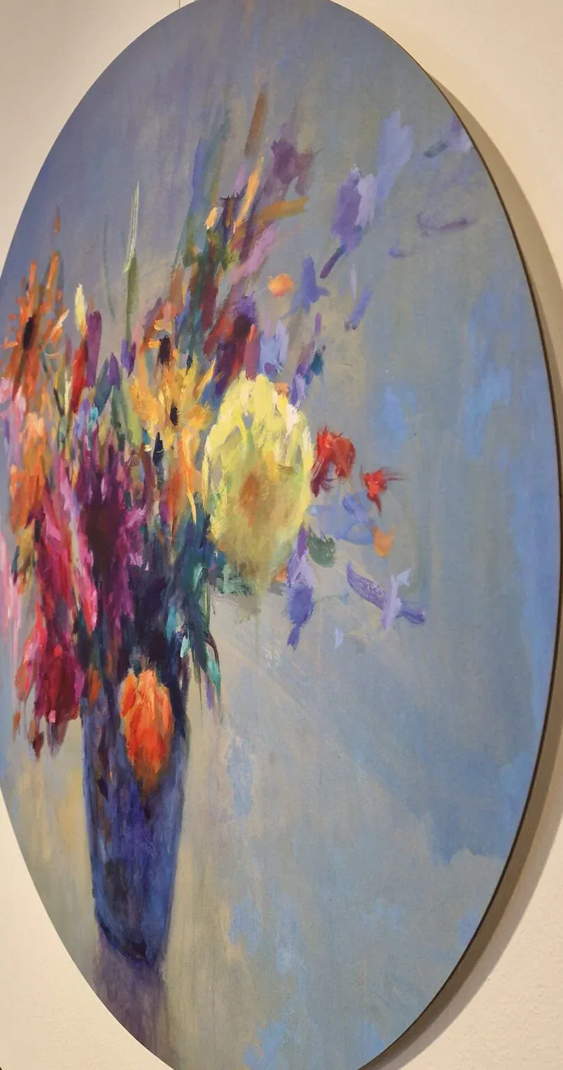 Art Circle, Dinie Boogaart, Groot boeket, detail ZK