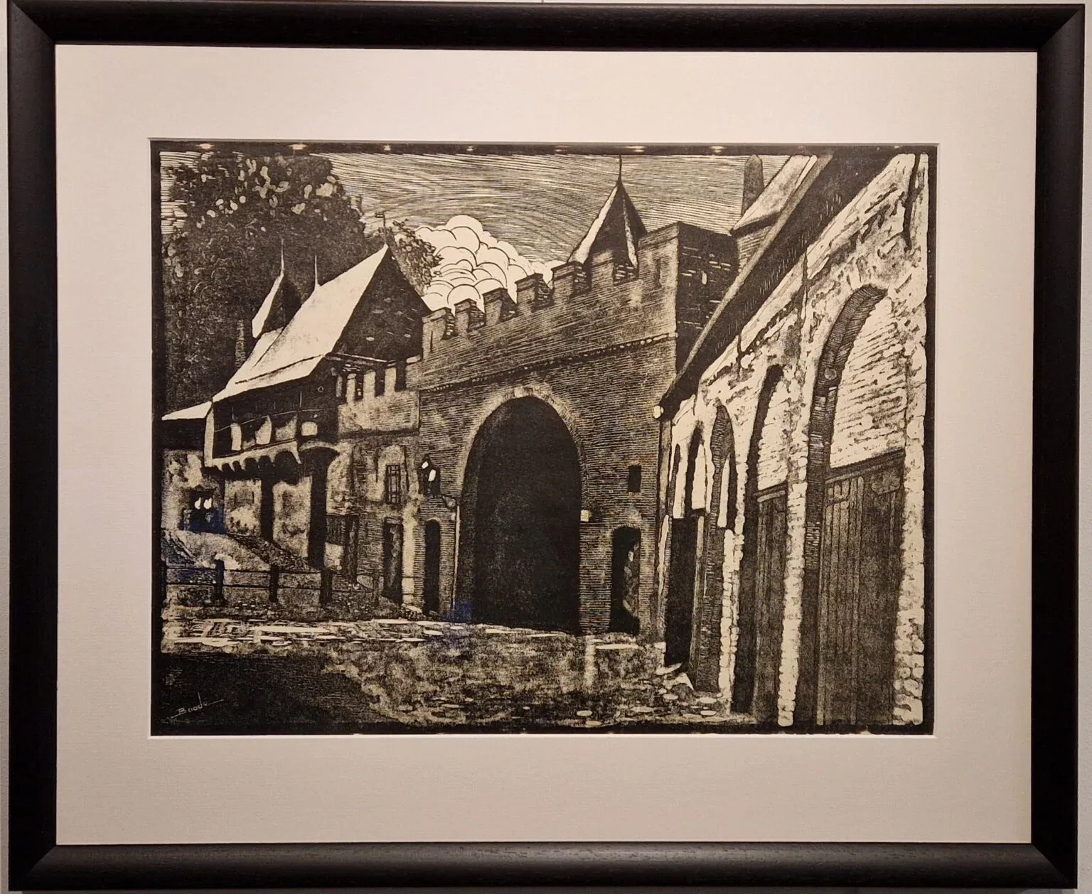 Dirk Boode, Koppelpoort, Litho