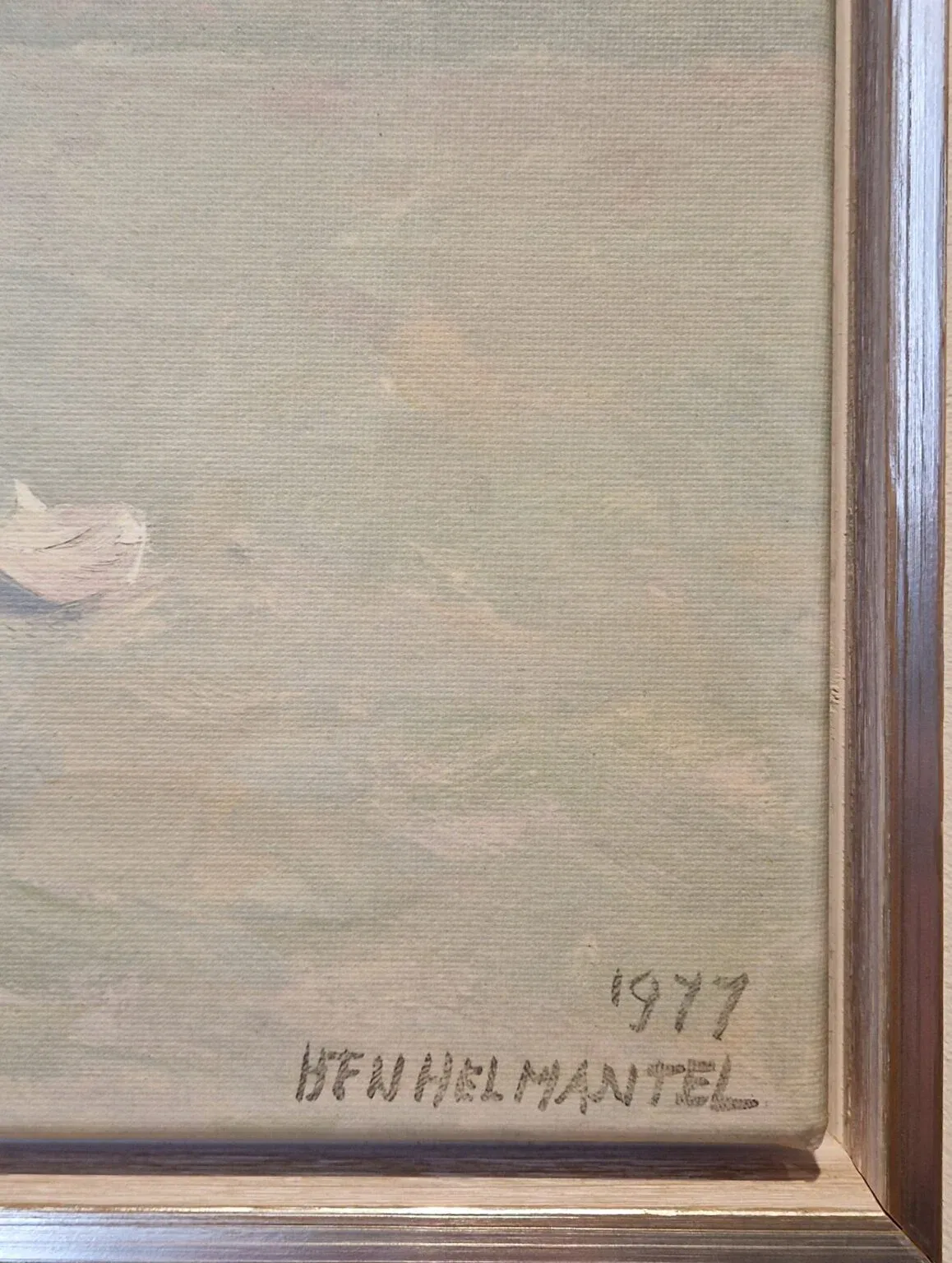 Henk Helmantel, Bloesemtakken in glas, detail LH