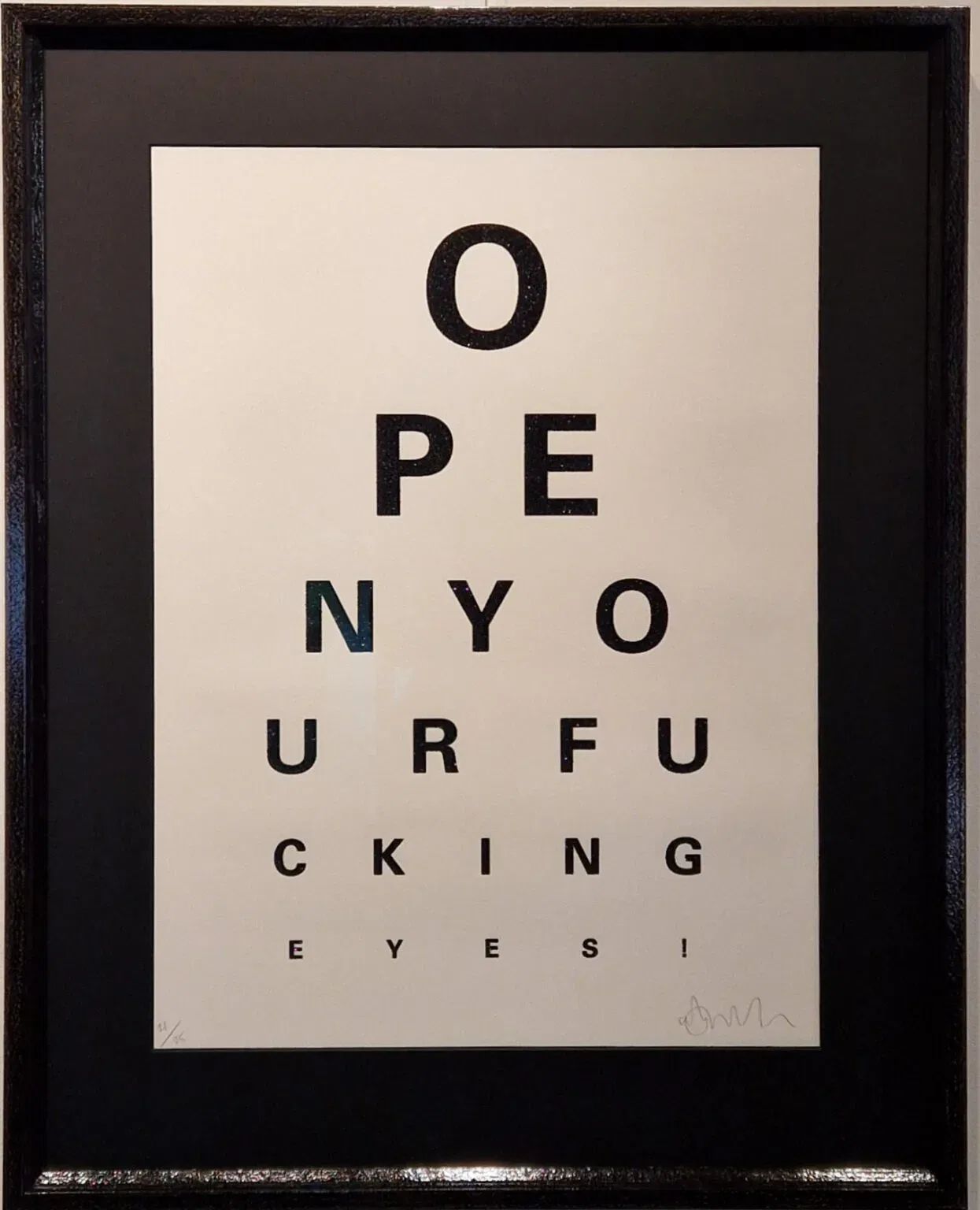 Alex Bucklee, Open your fucking eyes, V