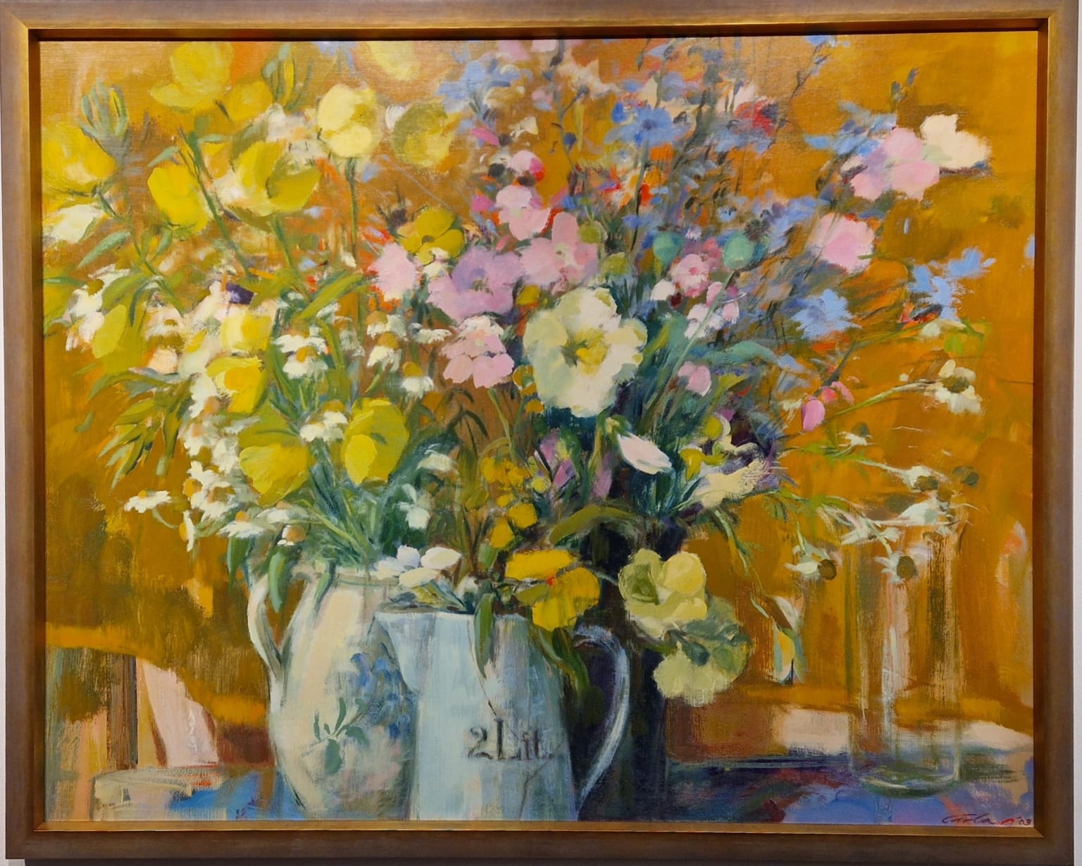 Carla Rodenberg, Geel bloemstilleven, V