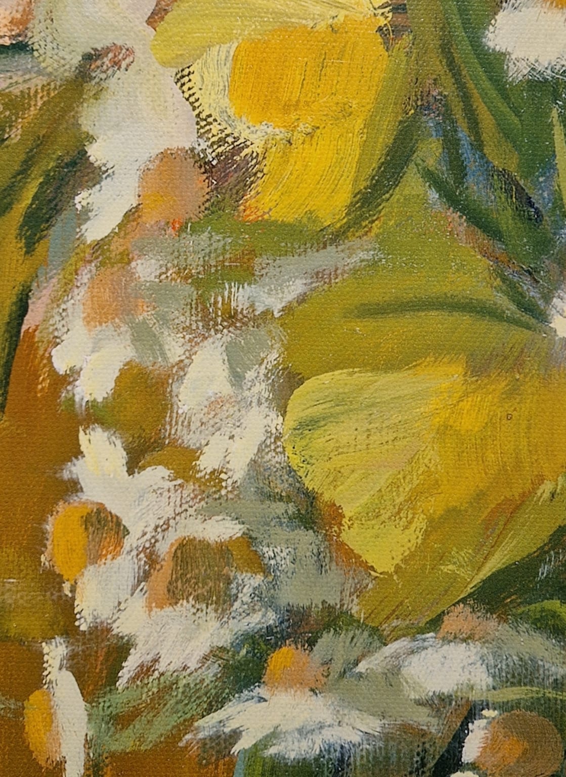 Carla Rodenberg, Geel bloemstilleven, detail G