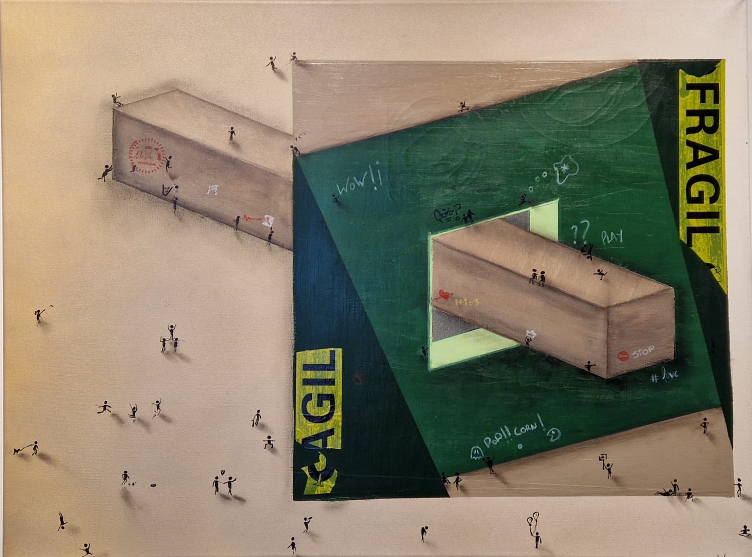 MaVa,muurschilderij, O