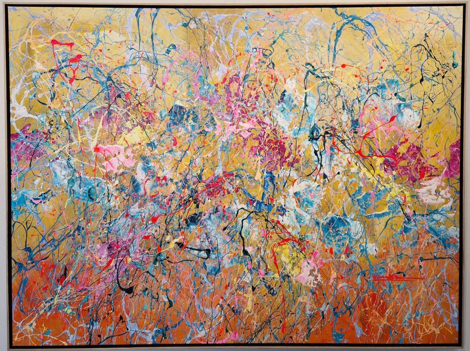 Ivanka Matiss, Golden Garden Landscape, O