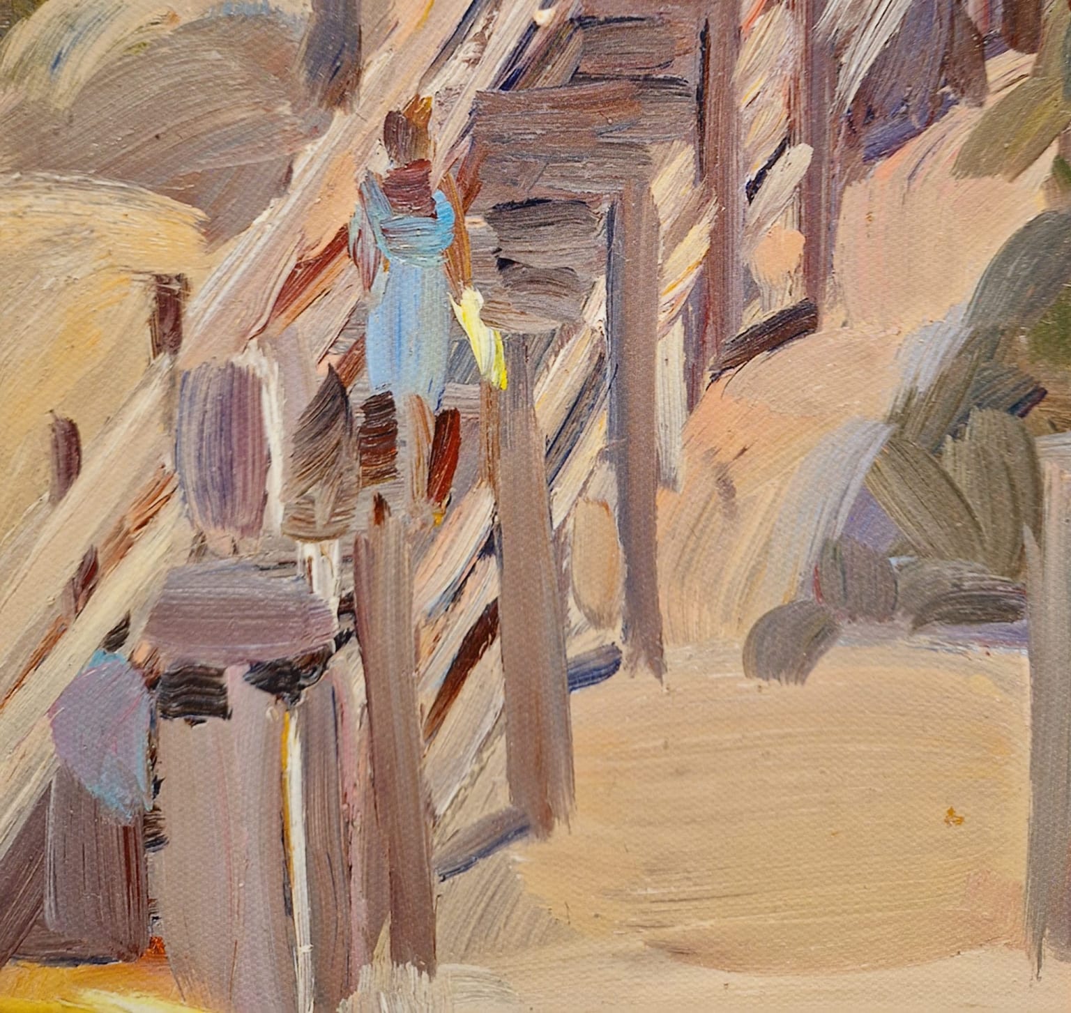 Hans Versfelt, Strandtrap, detail GI
