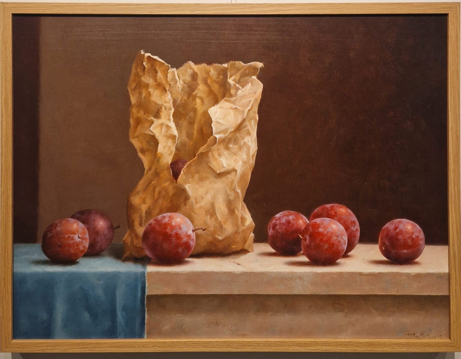 Marius van Dokkum, zak met pruimen, V