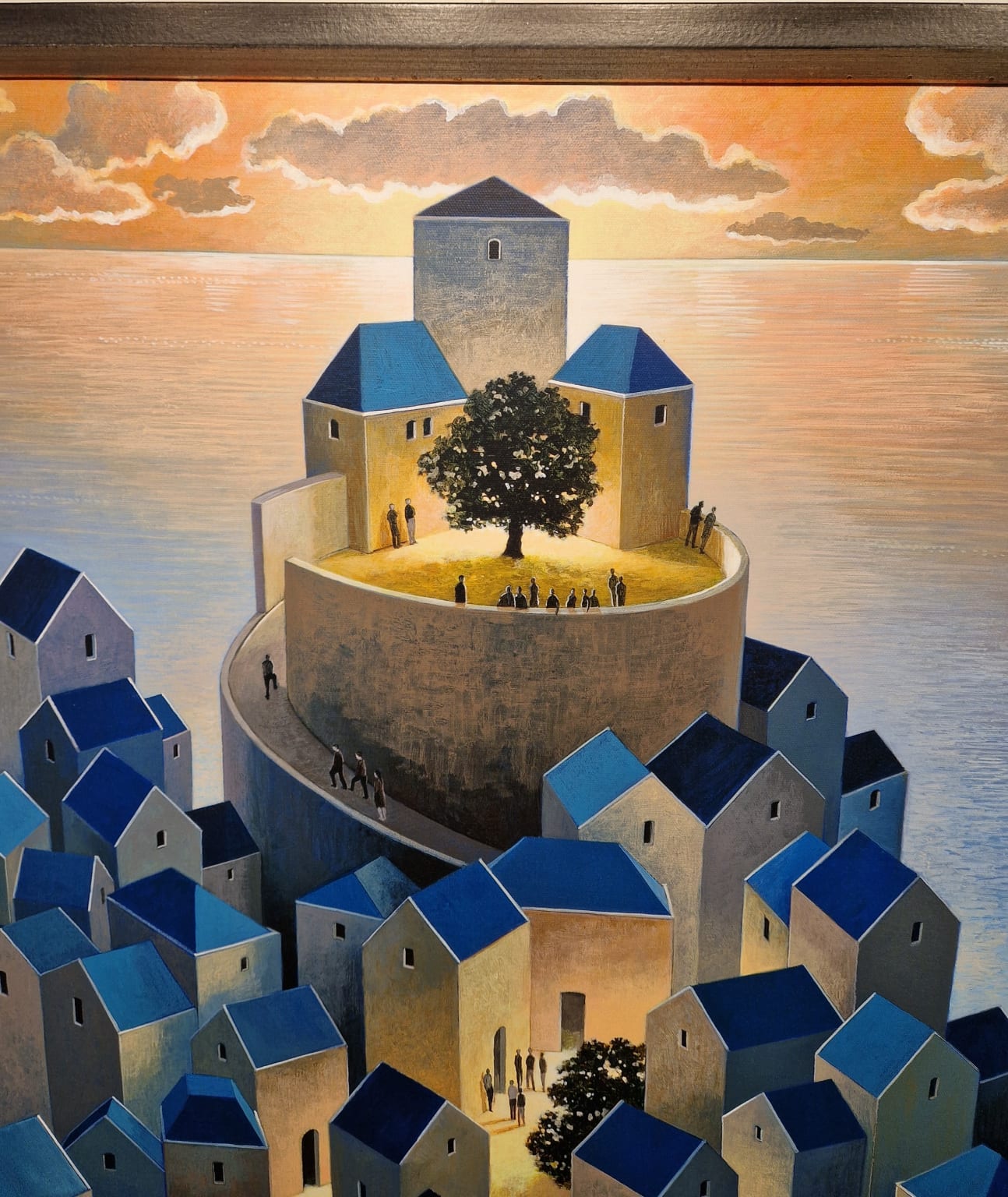 Michiel Schrijver, Langzaam stroomt de avond binnen, detail G