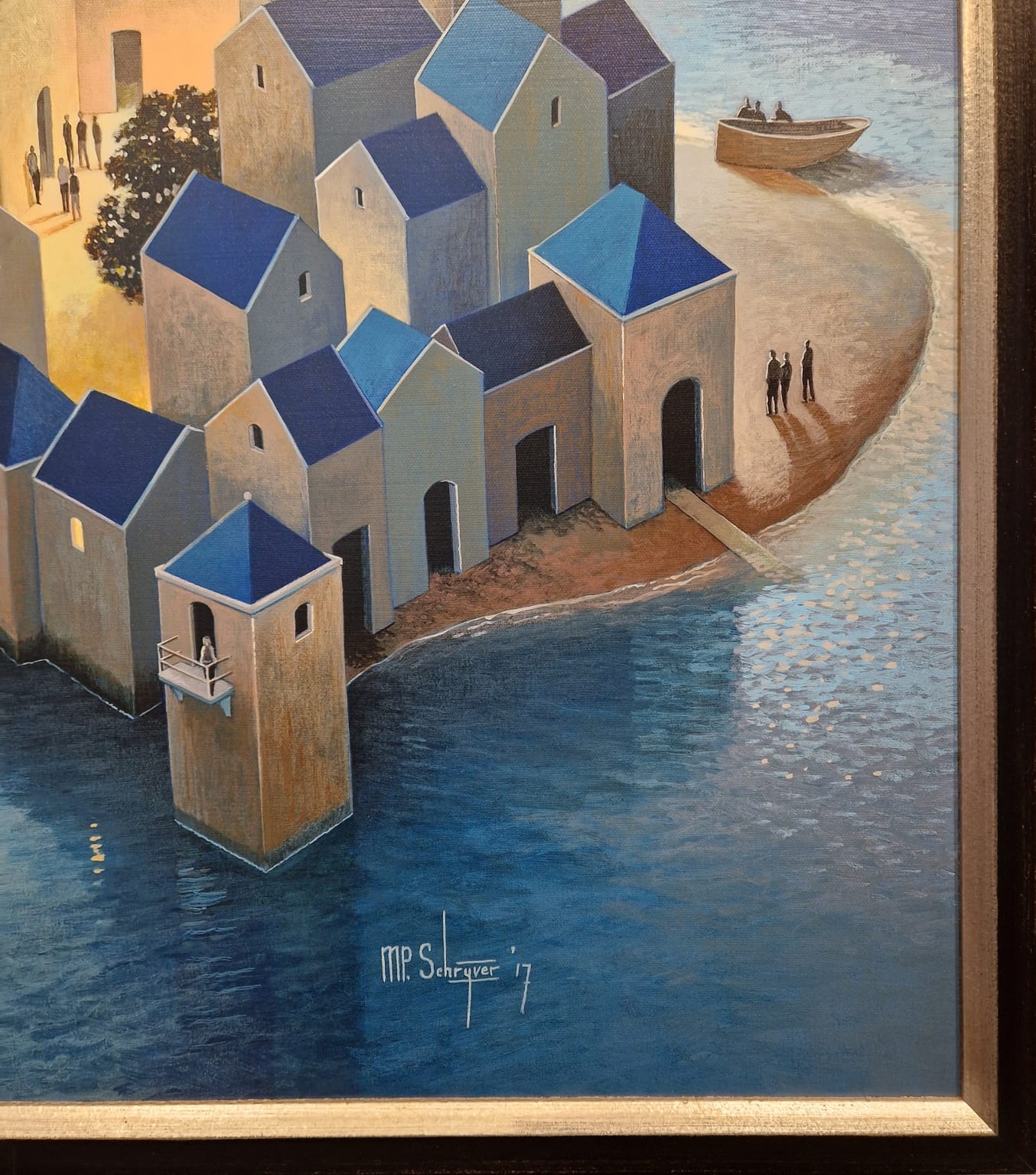 Michiel Schrijver, Langzaam stroomt de avond binnen, detail LH