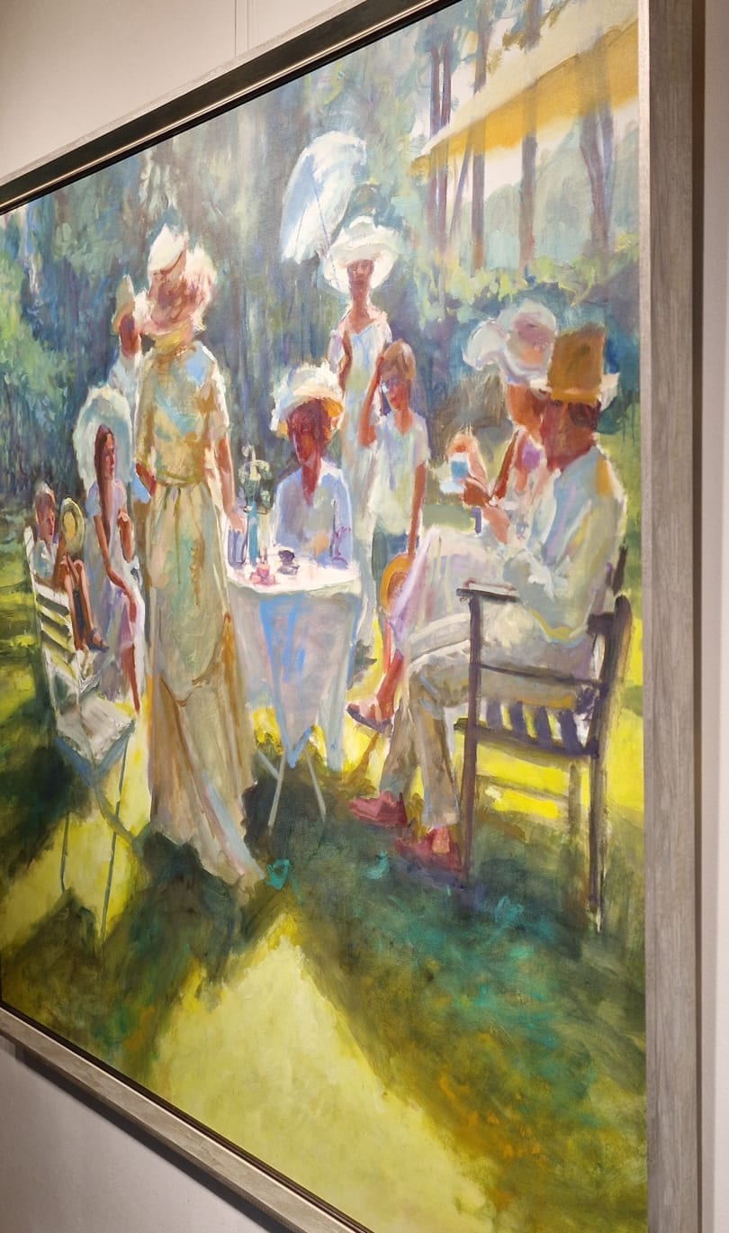 Keimpe van der Kooi, Tuinfeest, detail ZK