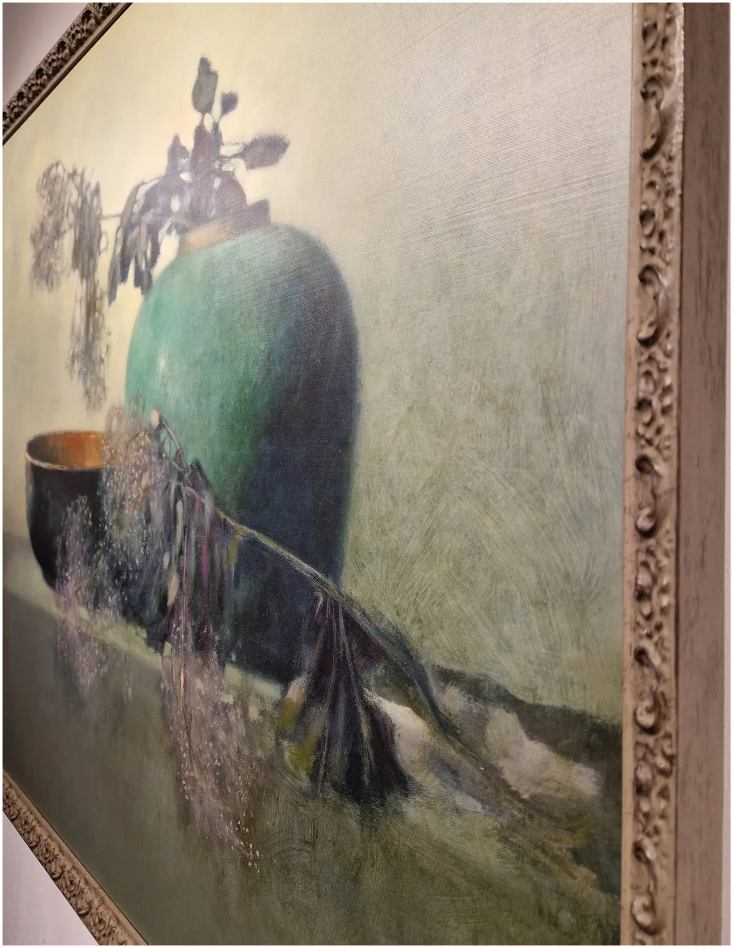 Pieter Knorr, Paarse tak met Chinese kom, detail ZKG