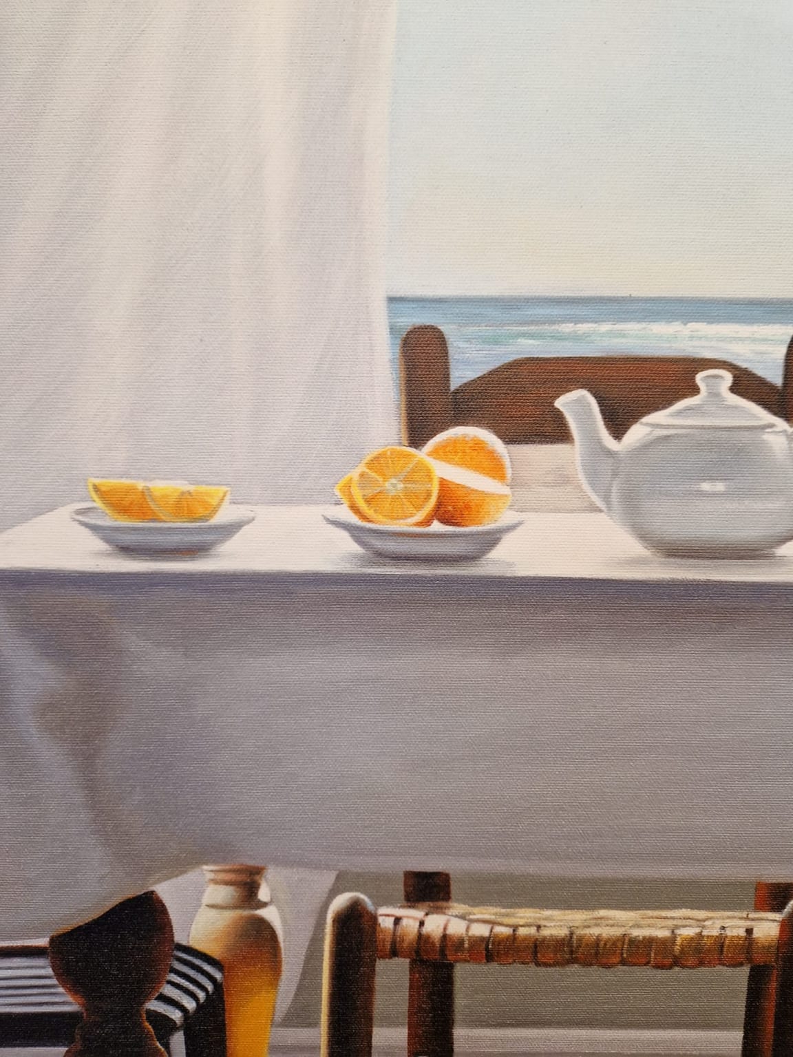 Karen Hollingsworth, gecentreerd worden, detail G