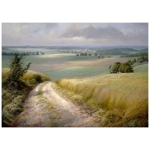 Zomerlandschap met Maasvallei