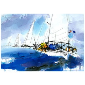 Sea, sky and sailing