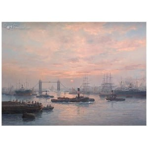 Bedrijvigheid op de Theems