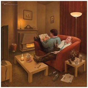 Als het buiten stormt