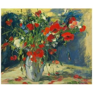 Boeket met klaprozen