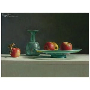 Romeins glas met appels