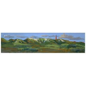 Duinen met vuurtoren, Schiermonnikoog