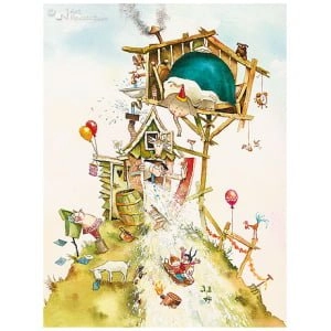 De olifant van Opa Jan is jarig