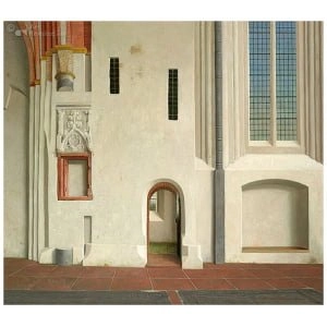 De noordmuur van de Nicolaikerk in Appingedam