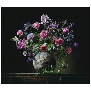 Passiebloem en phlox