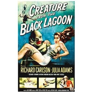 wezen uit de filmposter Black Lagoon