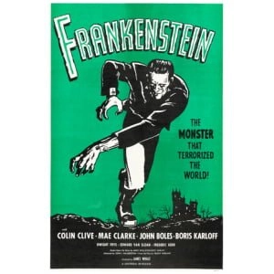 een filmposter voor de film frankenstein