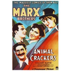 een oude filmposter voor de gebroeders Marx