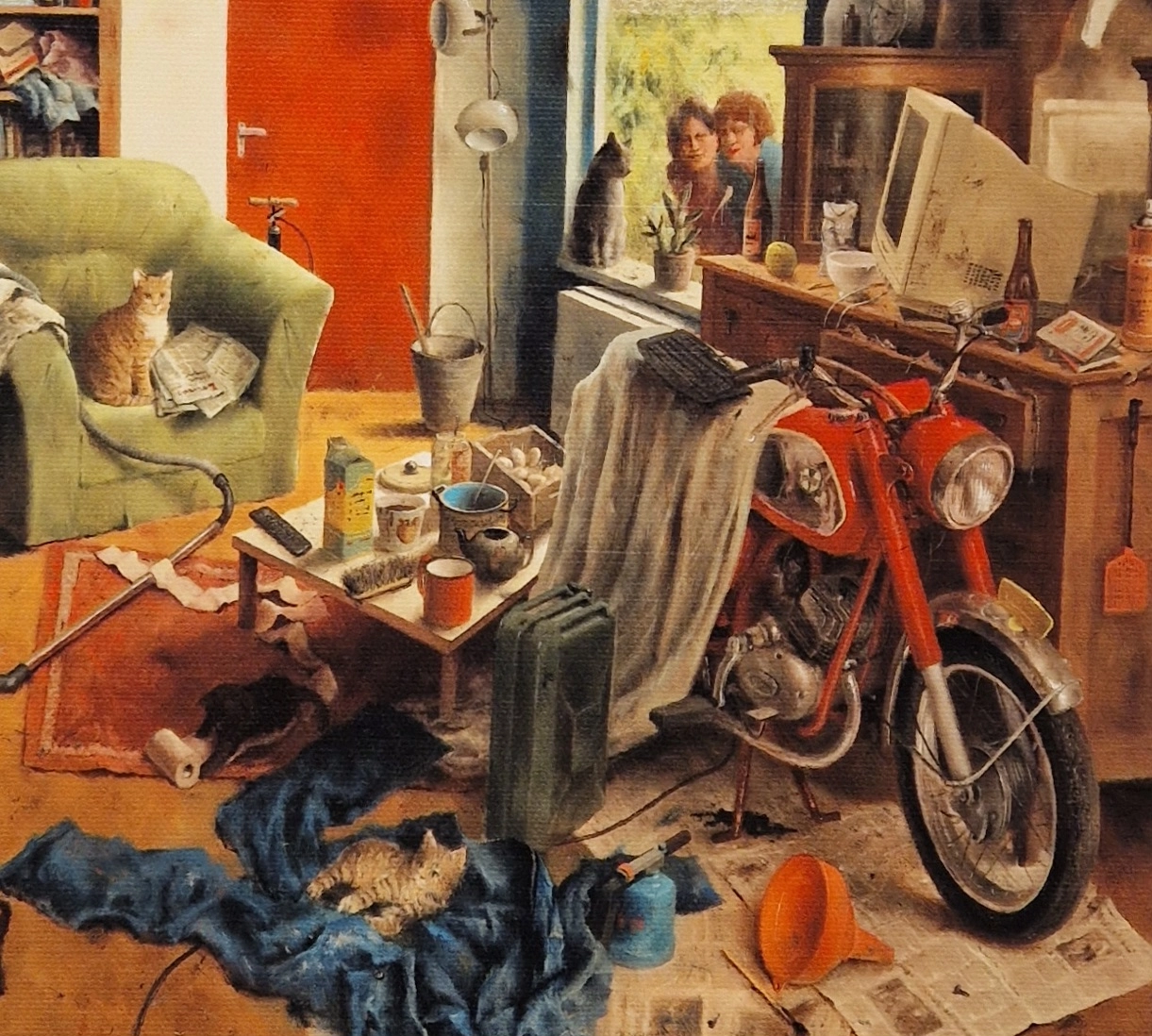 Dokkum, mannenhuishouding, detail G